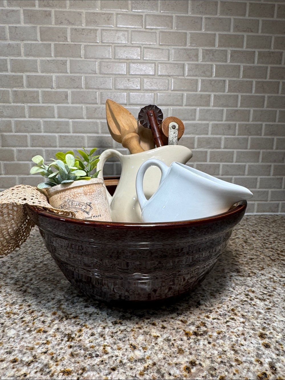Vintage Marcrest Stonewear Bowl